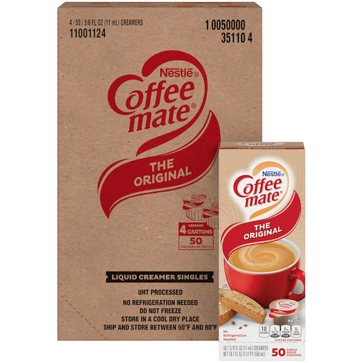 Coffee-Mate The Original Single Serve Liquid Creamer, .375 Ounces 